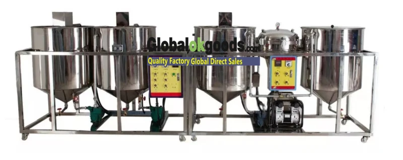 High efficiency palm oil refining machine oil refinery machinery equipment /cooking oil refinery machine