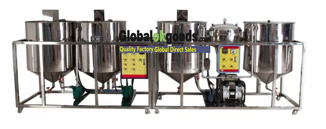 High efficiency palm oil refining machine oil refinery machinery equipment /cooking oil refinery machine