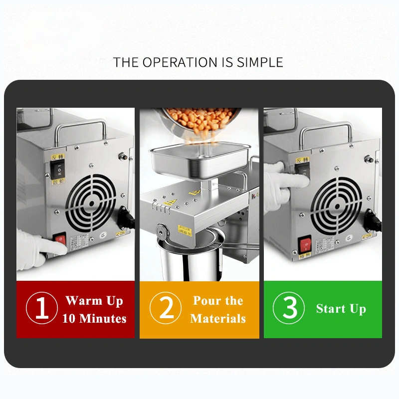 Oil pressing machine for home use