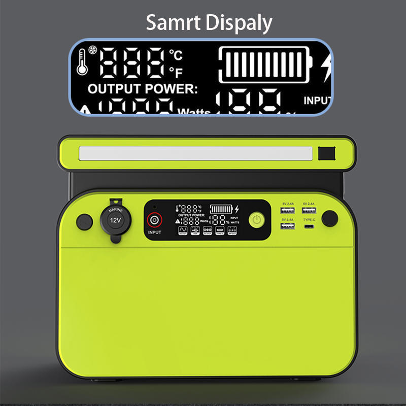 Portable Power Station 110V 220V  500W Wireless Charge Backup