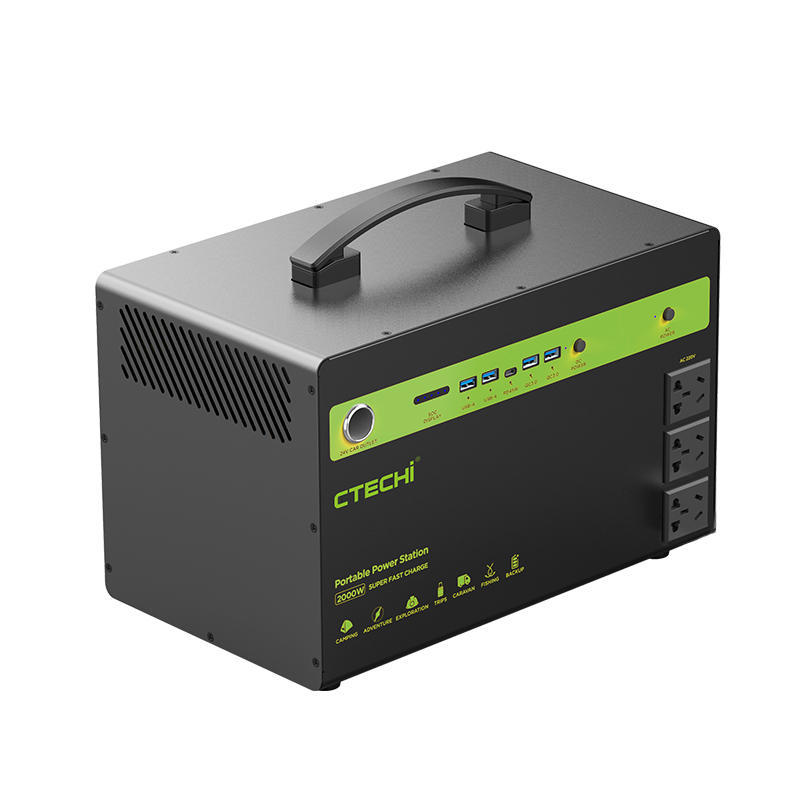 110V  2000W  portable power station  Outdoor Solar
