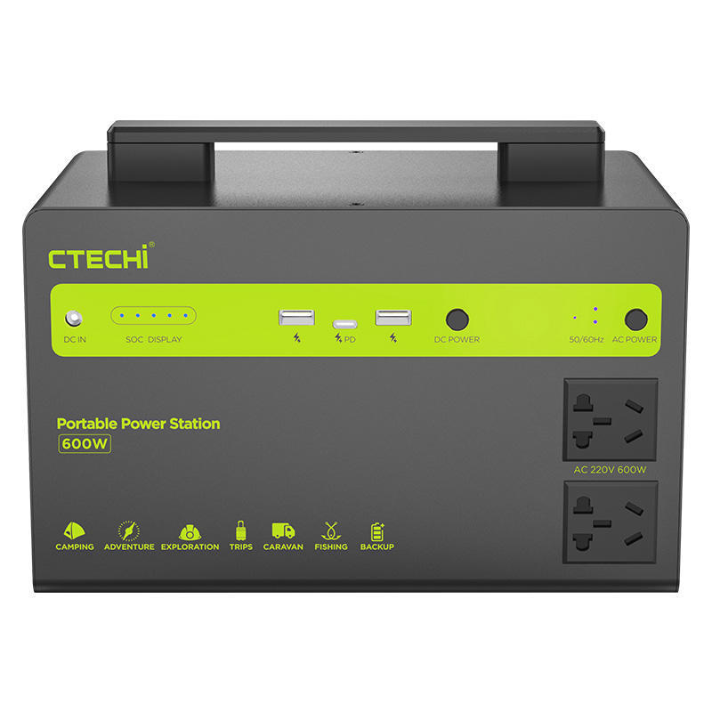 600W Portable Power Station  Solar Generator Emergency Power Supply
