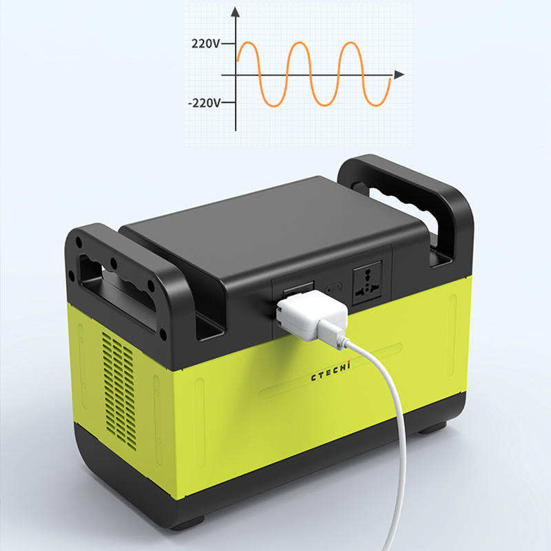 1500W Portable Solar Power Bank Station 110V 220V for Camping UPS