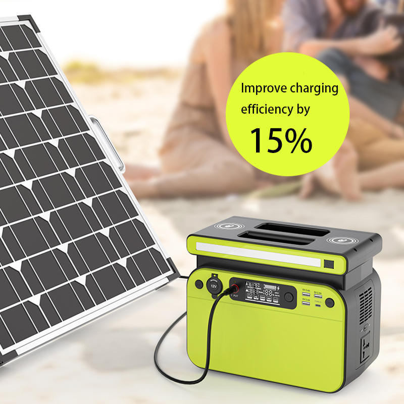 Portable Power Station 110V 220V  500W Wireless Charge Backup