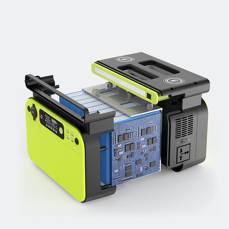 Portable Power Station 110V 220V  500W Wireless Charge Backup