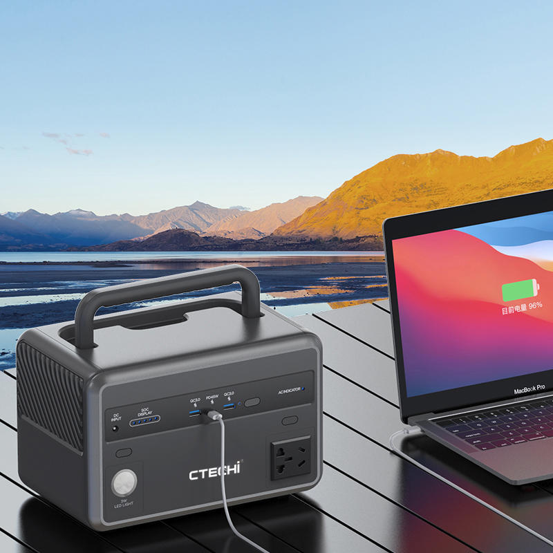 300W solar portable battery power generators