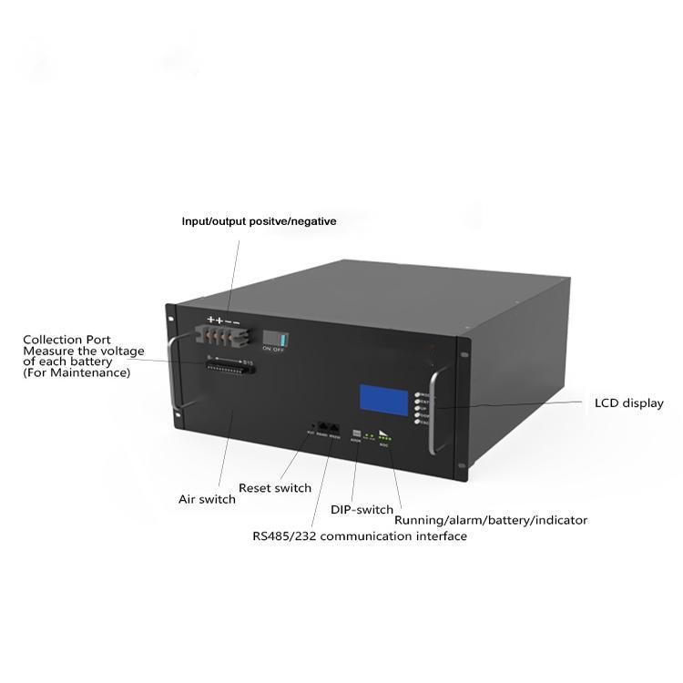 4U 48V 150Ah Solar Energy Storage Telecom Base Station  Lifepo4 Battery Pack