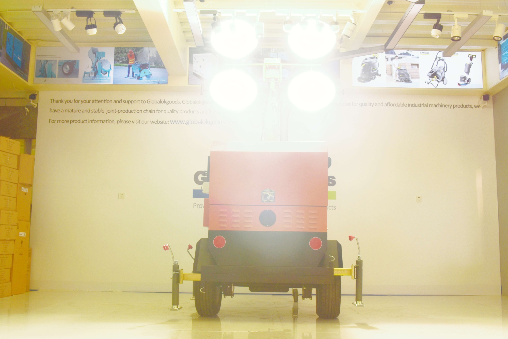 KUBOTA Electric 9m High Metal Halide Diesel Lighting Tower I9T 4000W