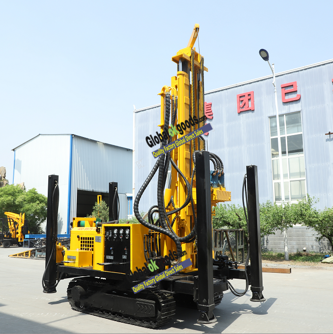 HQZ260L Down the hole hammer 260m dth mining blasting drill rig