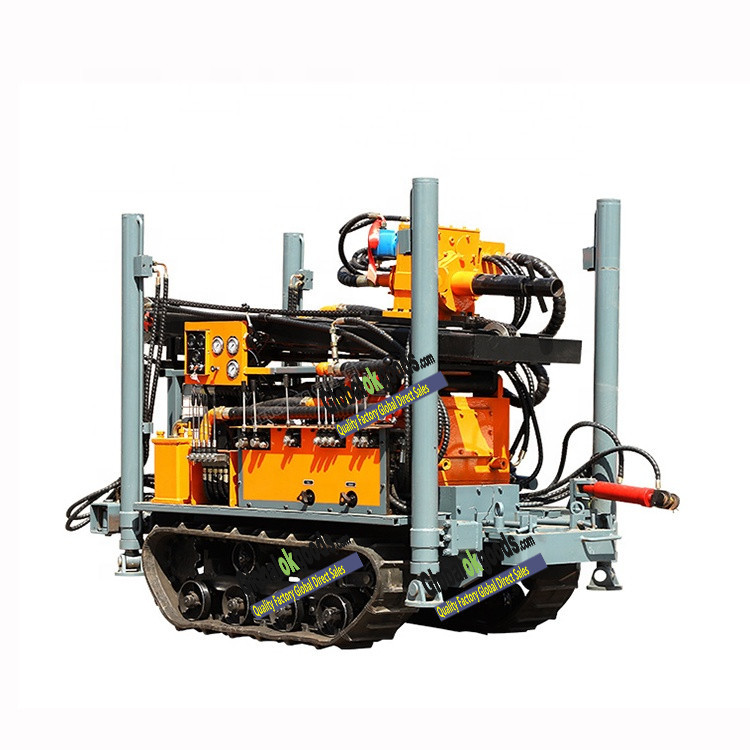 HWY160 small crawler mounted dth 150m well drilling machines