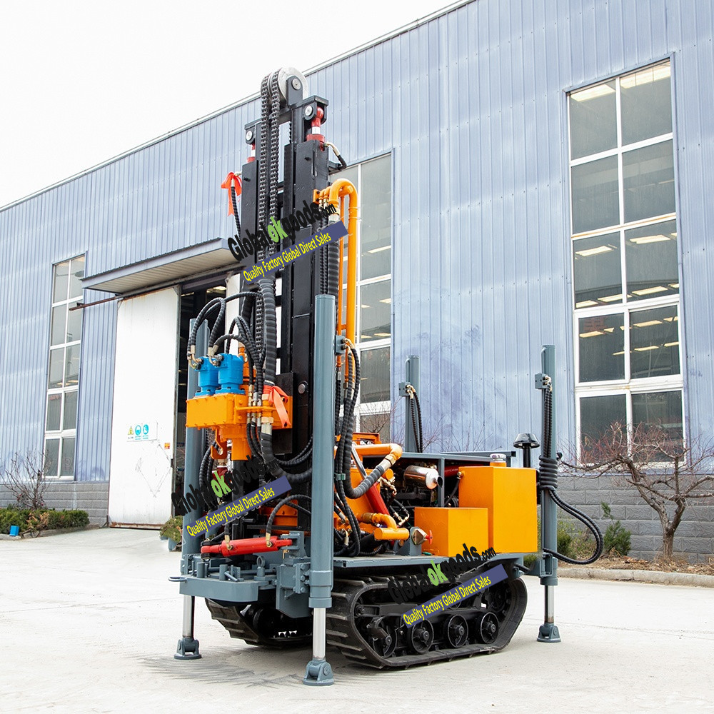 HWY160 small crawler mounted dth 150m well drilling machines