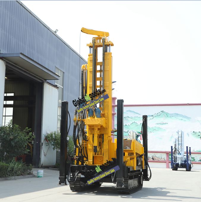 HQZ260L Down the hole hammer 260m dth mining blasting drill rig