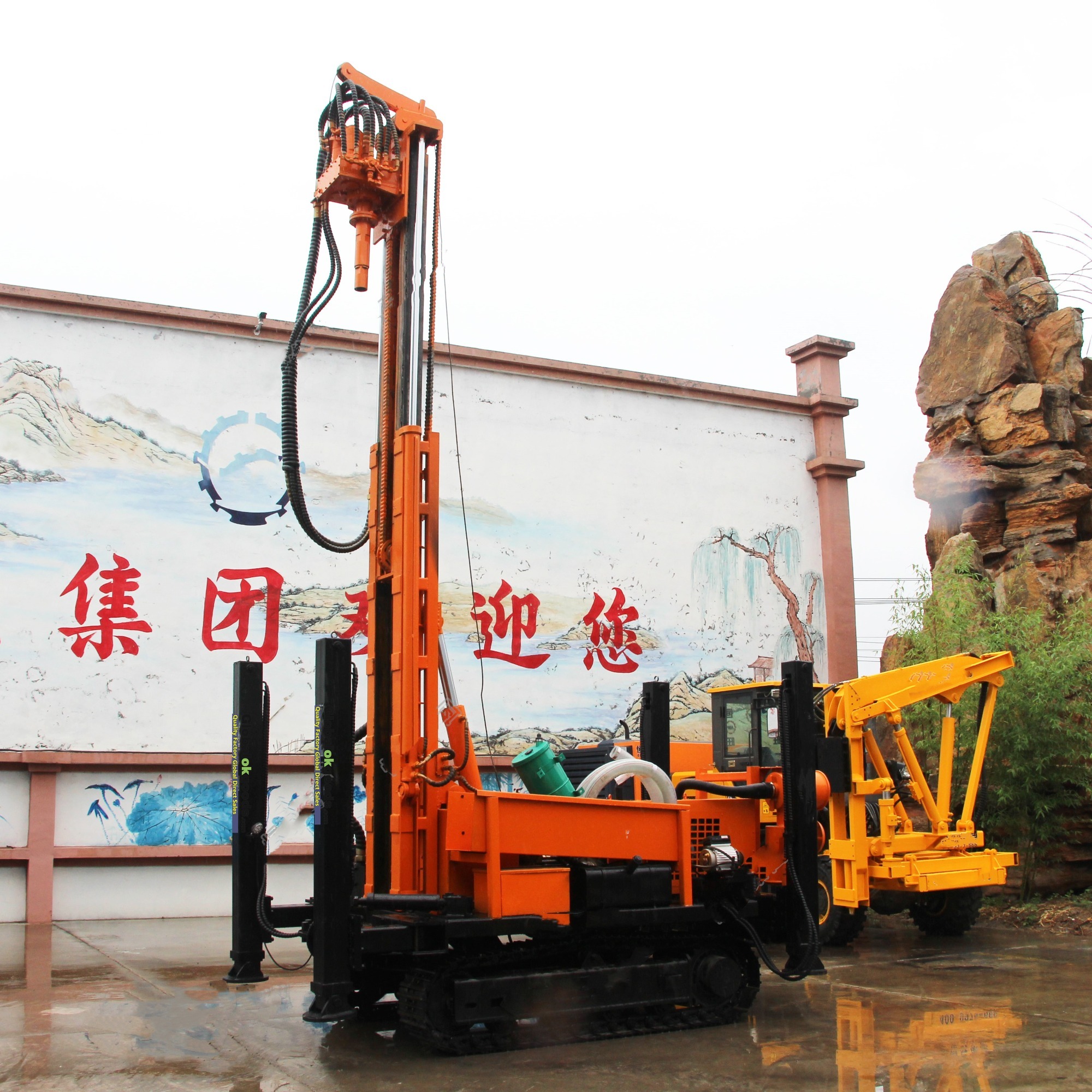 HQZ150L Environmental and Geotechnical Drill Rig for hard rock exploration work