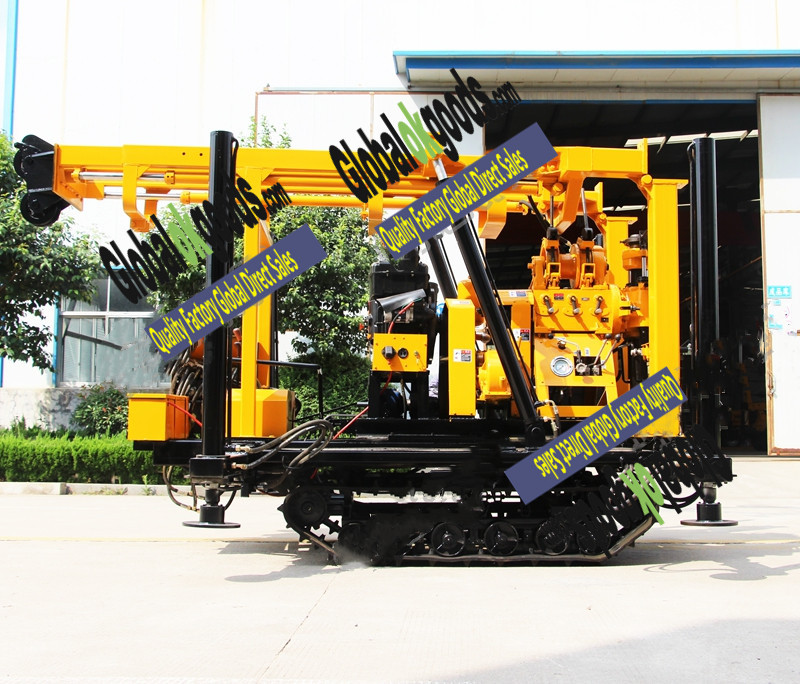 HW230L Crawler mounted soil  hydraulic well drilling rig