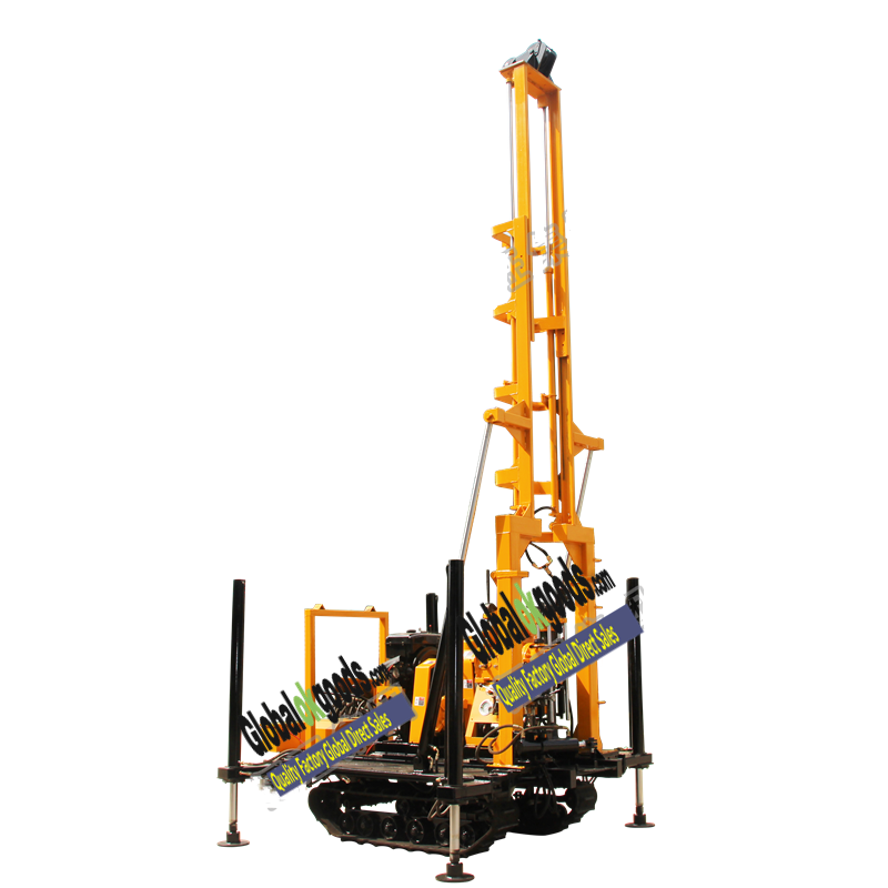 HW230L Crawler mounted soil  hydraulic well drilling rig