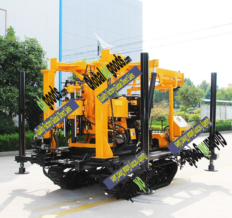 HW230L Crawler mounted soil  hydraulic well drilling rig