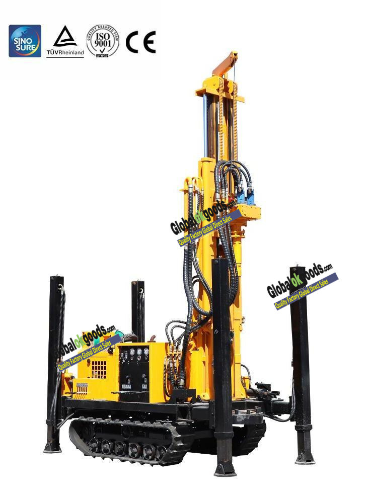 HQZ180L Portable device Drilling Soil Rock Drilling Rig machine