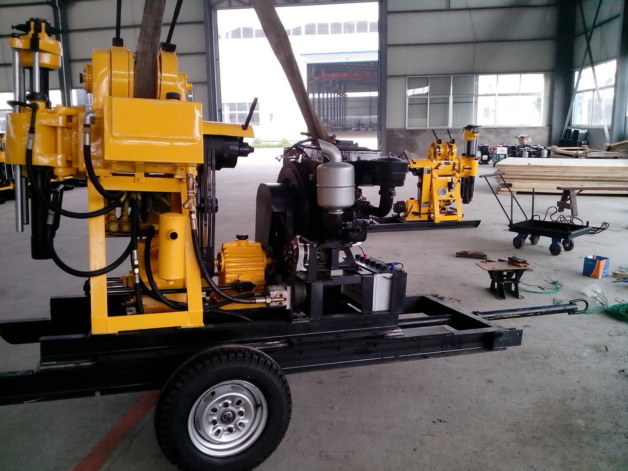 HW160 rotary water well drilling rig