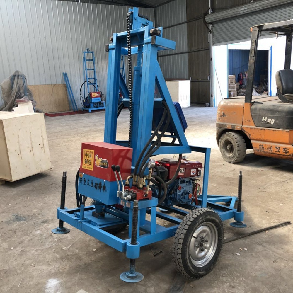 HW-150 Small portable shallow water well drilling rigs