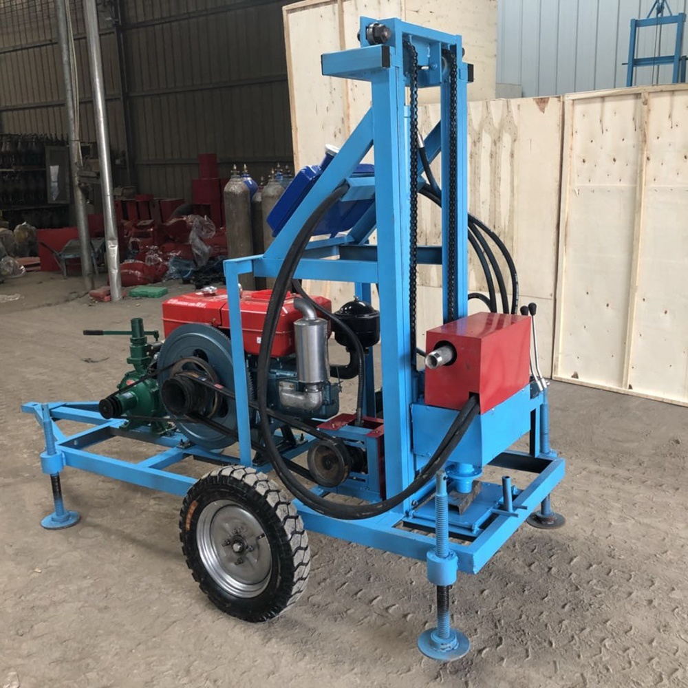 HW-150 Small portable shallow water well drilling rigs