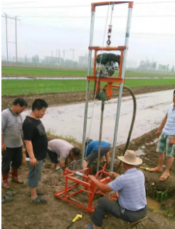 mini mobile water well drilling rig