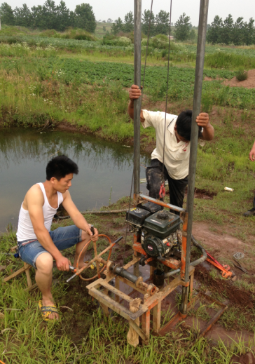small water well driller/family portable water well drilling machine