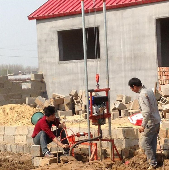 small water well driller/family portable water well drilling machine