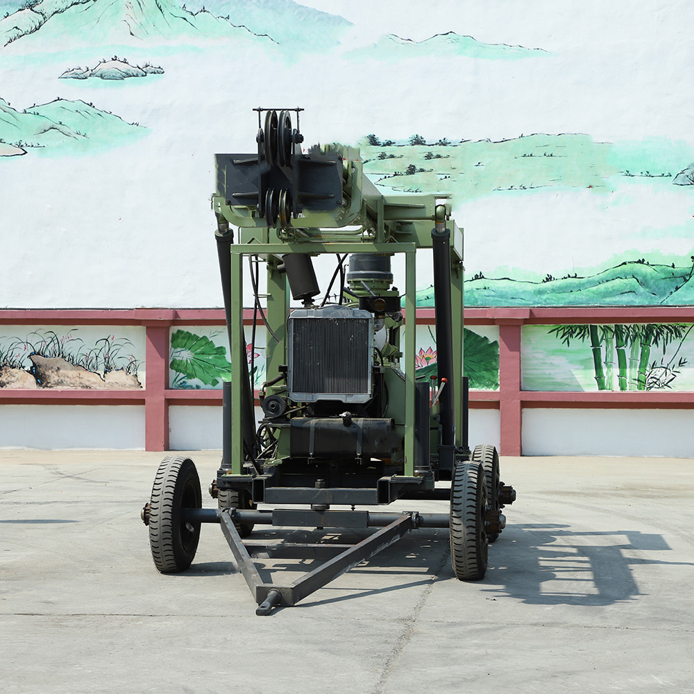 XYX-3 trailer mounted 400m deep soil mix rock core drill rig
