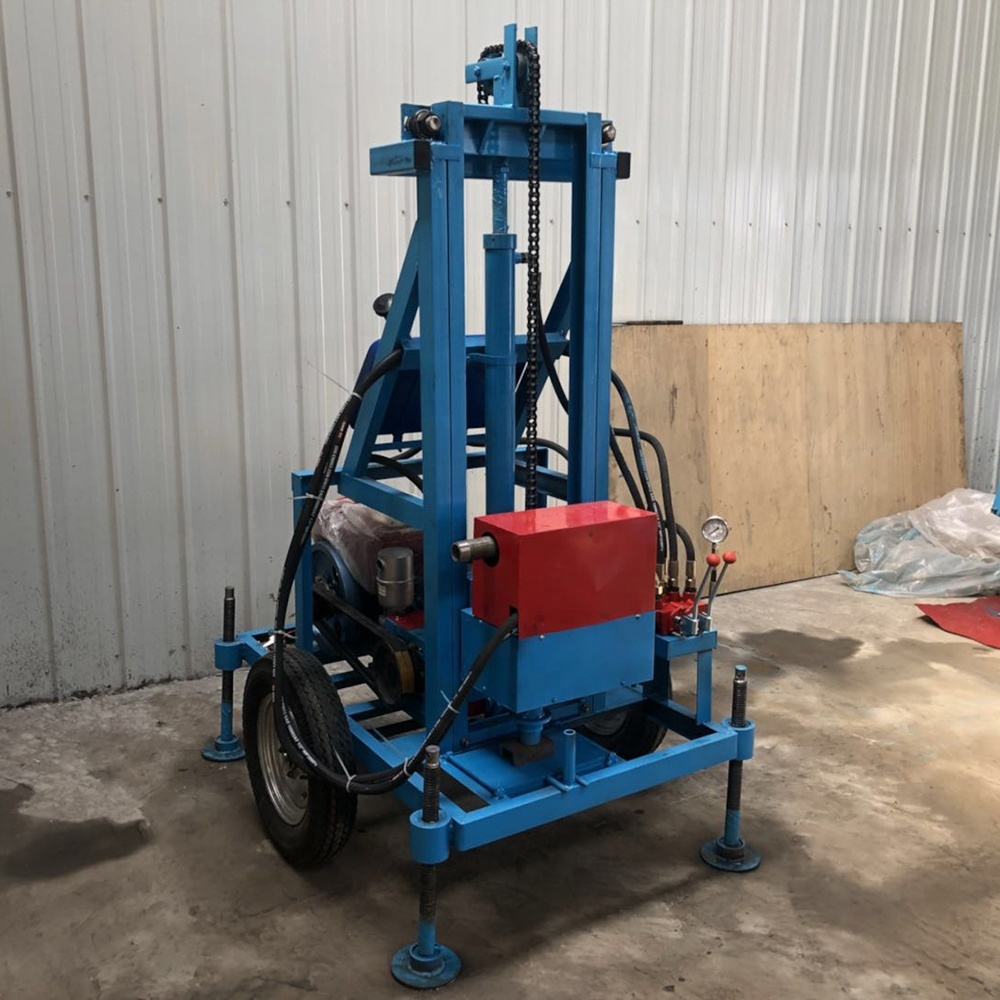HW-150 Small portable shallow water well drilling rigs