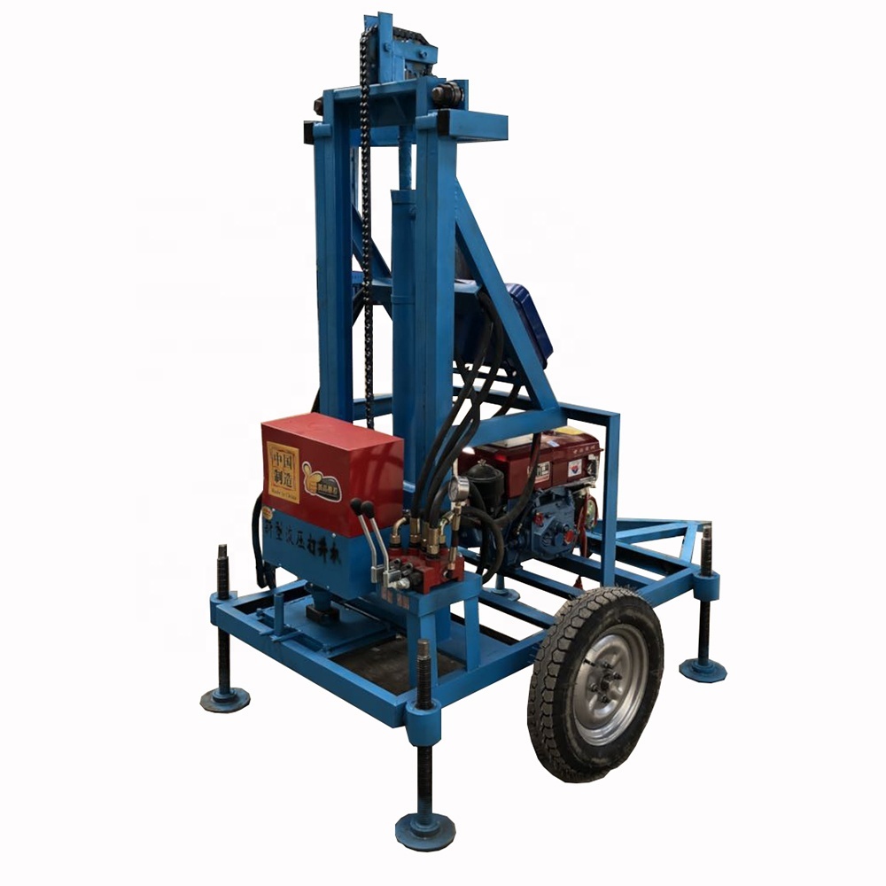 HW-150 Small portable shallow water well drilling rigs