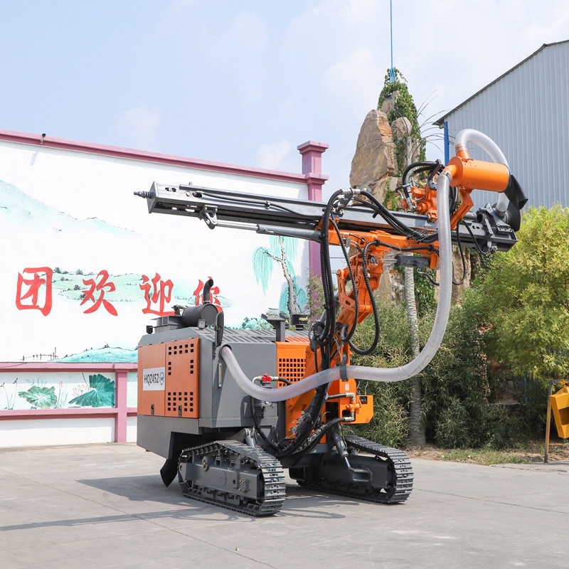 HW452 explosive purpose Crawler Drill with Compressor