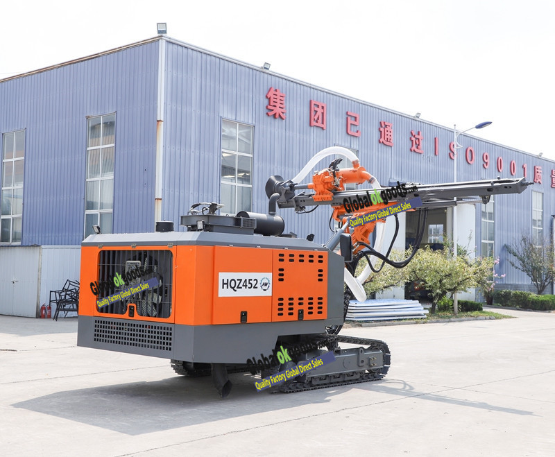 HW452 explosive purpose Crawler Drill with Compressor