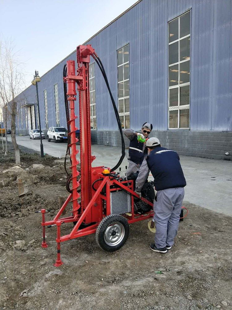 HWL30Z Portable petrol engine geological water well drilling rig