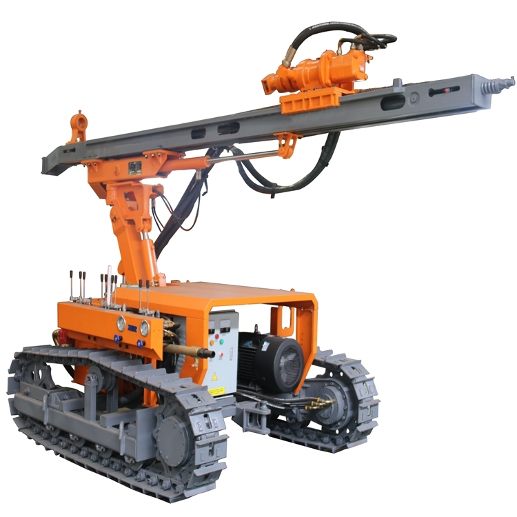 HW410 Air Compressor Drilling Rig With Pneumatic Impactor /Automatic DTH Drilling Rig