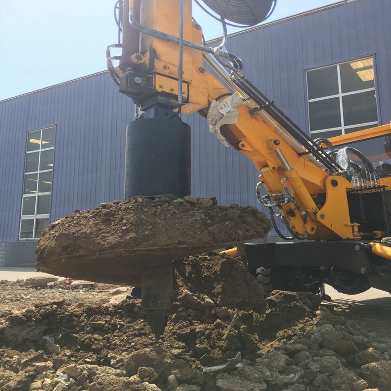 HWDR150L soft soil ground rotary digging machine