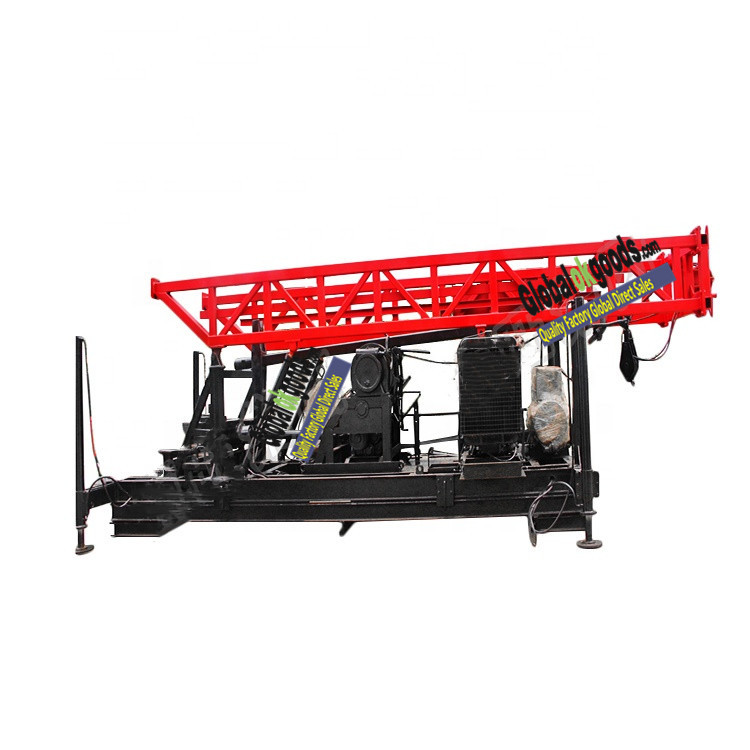 big diameter Diesel Engine Driven 300m water well drilling rig