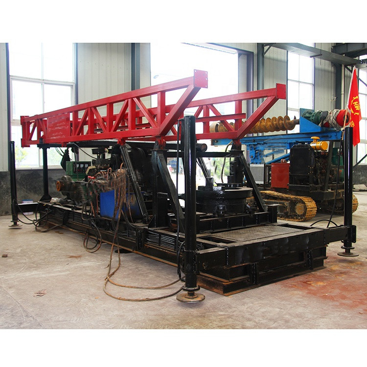 big diameter Diesel Engine Driven 300m water well drilling rig