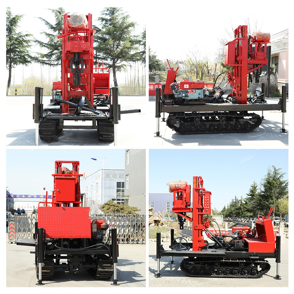 HWZ  Small crawler rotary portable water well drilling rig