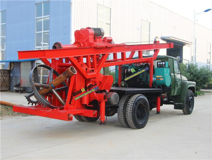 HF micro pile large hole digging machine for soil stone geology