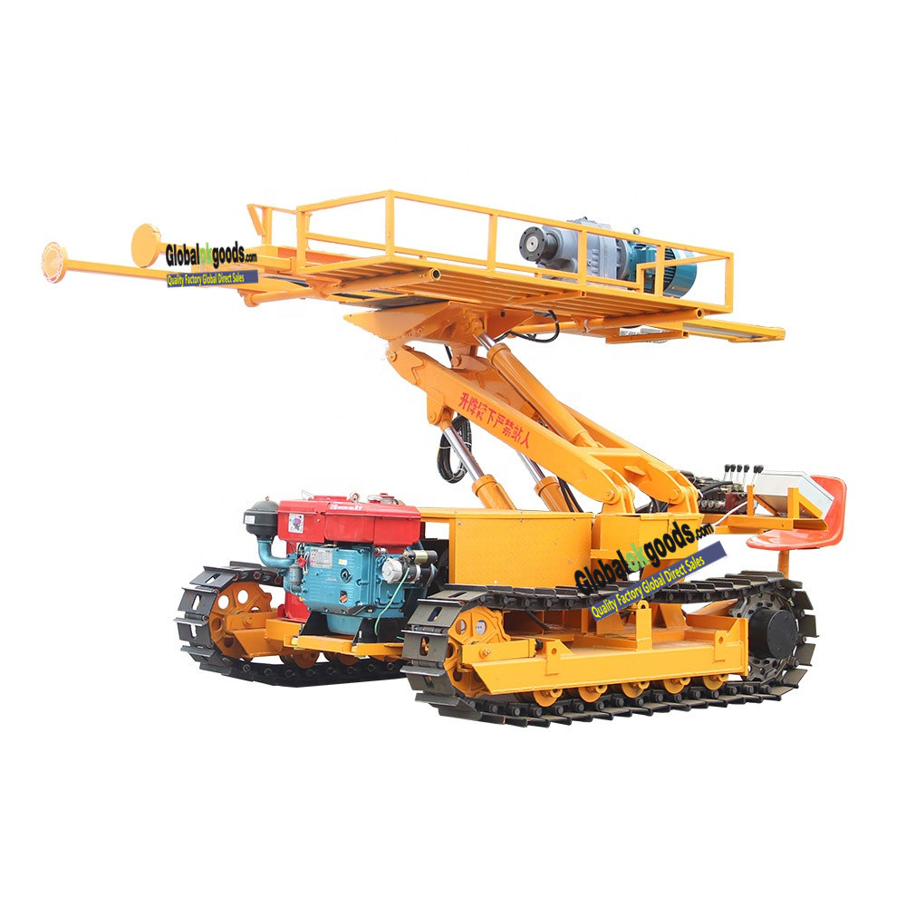 HW50 electric power hammer Rotary crawler dth drilling rig