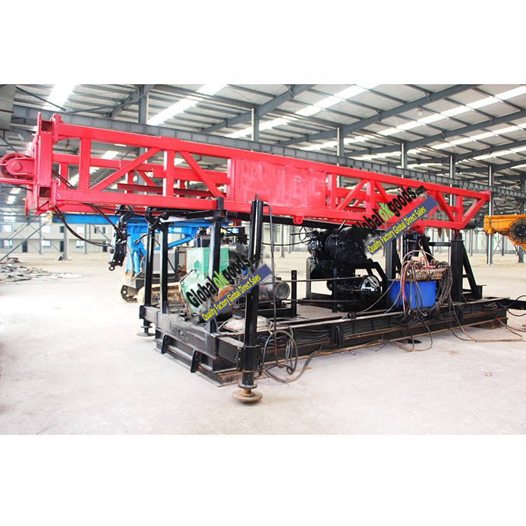 big diameter Diesel Engine Driven 300m water well drilling rig