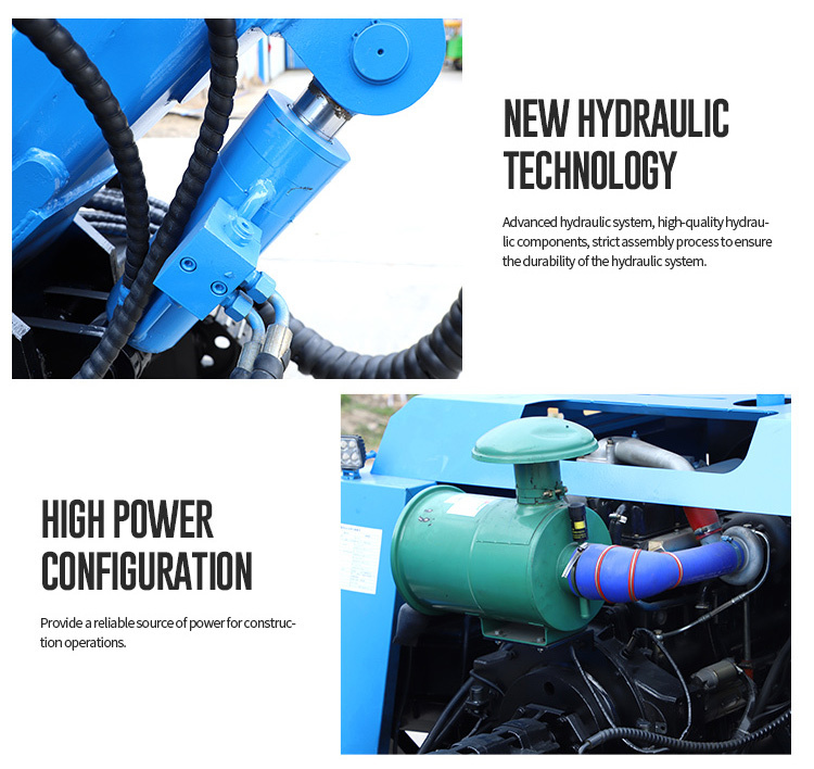 HWLH600R Crawler Solar PV Pile Driver Piling machine