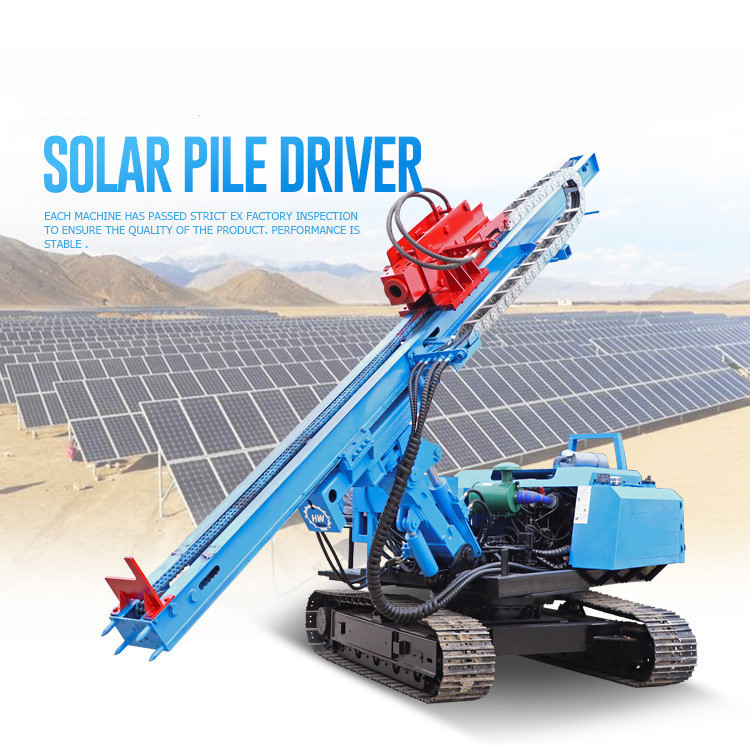 HWL300 Crawler Solar PV Pile Driver Piling machine