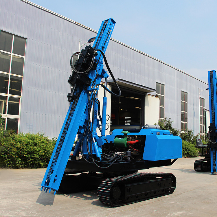 solar  hydraulic portable pile driver  0-6000mm