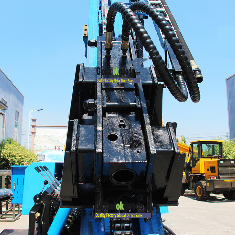 solar  hydraulic portable pile driver  0-6000mm