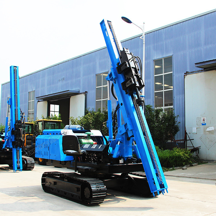 solar  hydraulic portable pile driver  0-6000mm