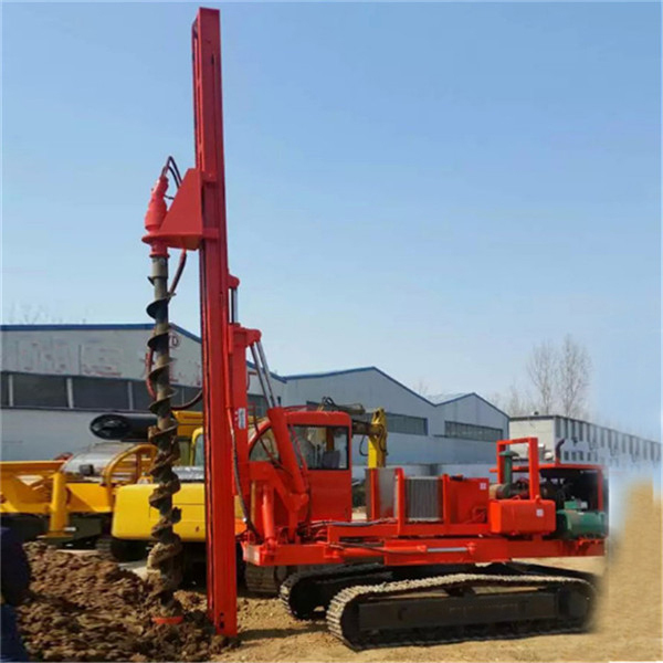 Portable Truck mounted screw piling machine