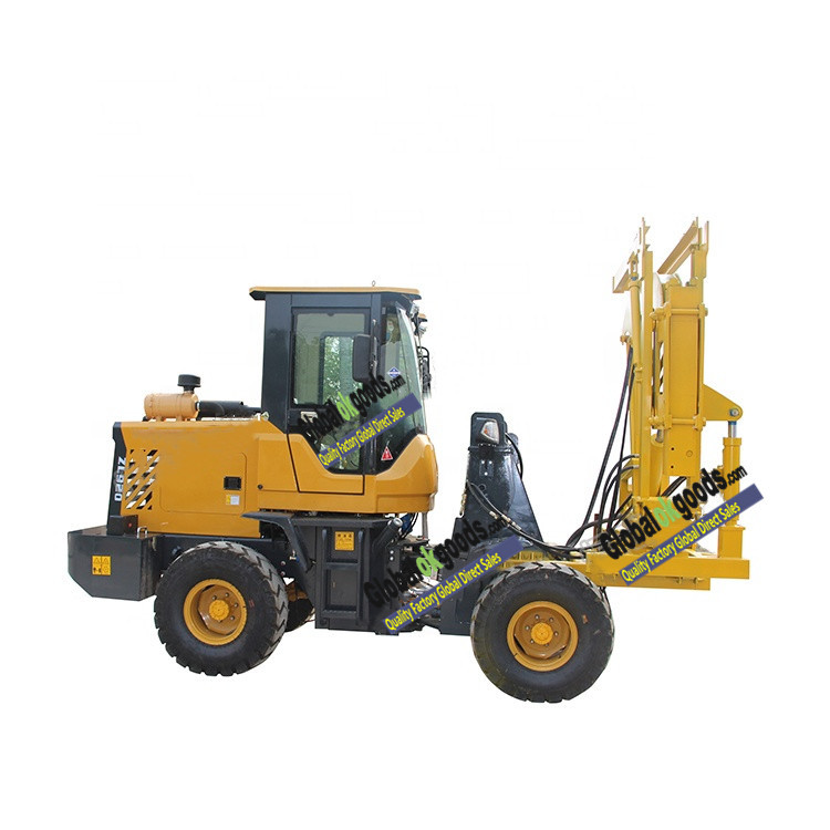 Multifunctional Diesel Powered Pounder Guardrail Pile Driver
