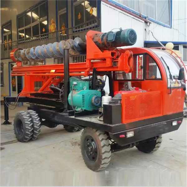 Portable Truck mounted screw piling machine