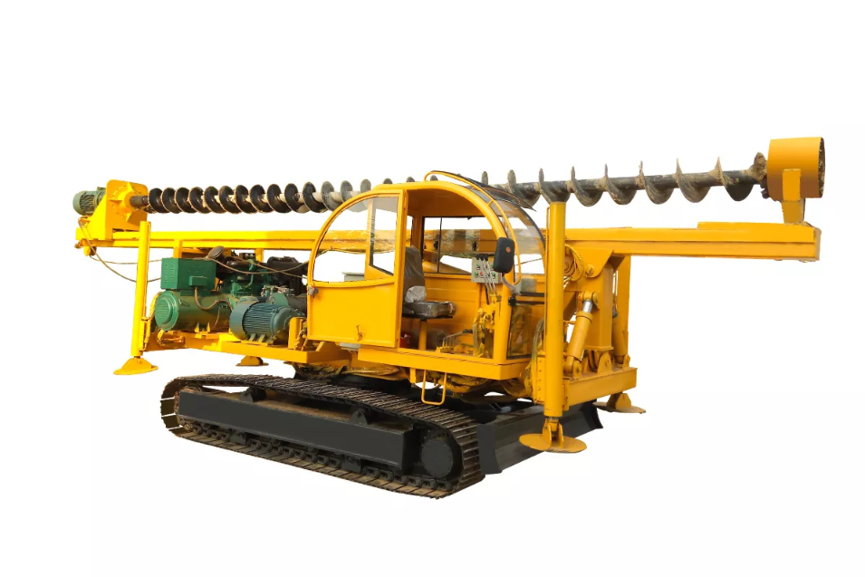 HWD8Y Crawler mounted drill depth 8m spiral pile driver